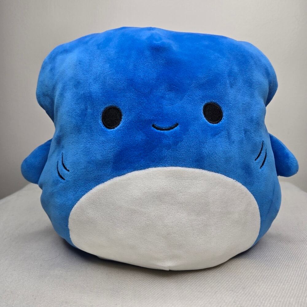 SQUISHMALLOWS Original Blue & White Hammerhead Shark Plush Toy